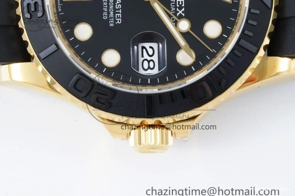 0211 Breathable Yacht-Master 42mm 226658 VSF 1:1 Best Edition 3D Black Ceramic Bezel on Black Rubber Strap VS 2097